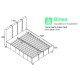 Berlin Bed Frame (Grey Linen)