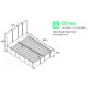 Berlin Bed Frame (Grey Linen)