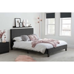 Berlin Bed Frame (Black Crush)