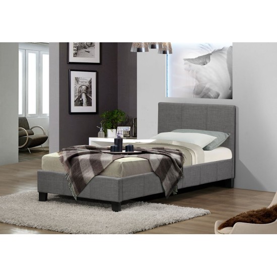 Berlin Bed Frame (Grey Linen)
