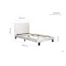 Berlin Bed Frame (Steel Crush)