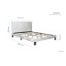 Berlin Bed Frame (Steel Crush)