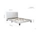 Berlin Bed Frame (Steel Crush)