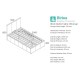Berlin Ottoman Bed Frame (Grey Linen)