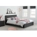 Berlin Ottoman Bed Frame (Black Crush)
