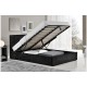 Berlin Ottoman Bed Frame (Black Crush)