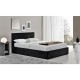 Berlin Ottoman Bed Frame (Black Crush)