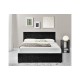 Berlin Ottoman Bed Frame (Black Crush)