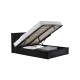 Berlin Ottoman Bed Frame (Black Crush)