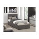 Berlin Ottoman Bed Frame (Grey Linen)