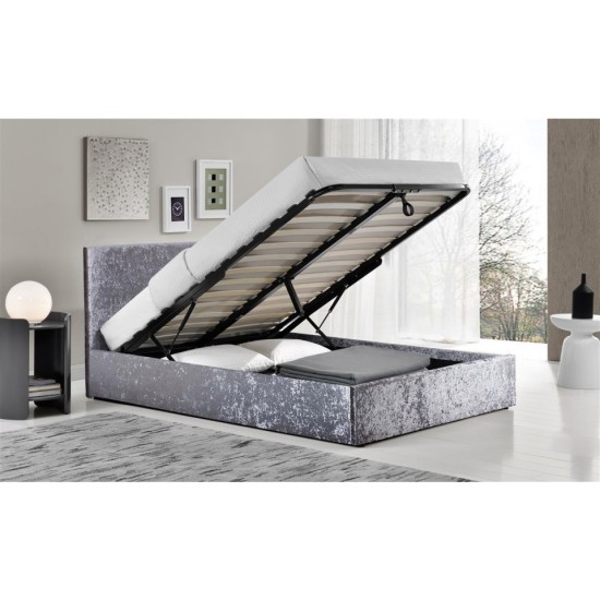 Berlin Ottoman Bed Frame (Steel Crush)