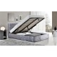 Berlin Ottoman Bed Frame (Steel Crush)