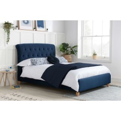 Brompton Bed Frame (Midnight Blue)