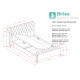 Castello Ottoman Bed Frame (Charcoal) 