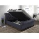 Castello Ottoman Bed Frame (Charcoal) 