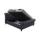 Castello Ottoman Bed Frame (Charcoal) 
