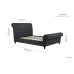 Castello Bed Frame (Charcoal)