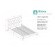 Cologne Bed Frame (Grey)