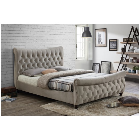 Copenhagen Bed Frame (Stone)