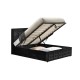 Hannover Ottoman Bed (Black Crush) 