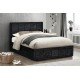 Hannover Ottoman Bed (Black Crush) 
