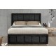 Hannover Ottoman Bed (Black Crush) 