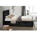 Hannover Ottoman Bed (Black Crush) 