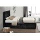 Hannover Ottoman Bed (Black Crush) 