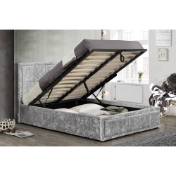 Hannover Ottoman Bed (Steel Crush) 