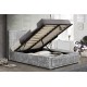 Hannover Ottoman Bed (Steel Crush) 