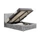 Hannover Ottoman Bed (Steel Crush) 