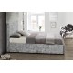 Hannover Ottoman Bed (Steel Crush) 
