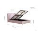 Lottie Ottoman Bed (Blush Pink) 