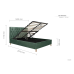 Loxley Ottoman Bed (Green)