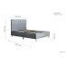 Loxley Bed (Grey)