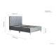 Loxley Bed (Grey)