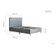 Loxley Bed (Grey)