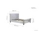 Sienna Bed (Silver Crush)