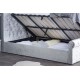 Sienna Ottoman Bed (Silver Crush)
