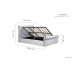 Sienna Ottoman Bed (Silver Crush)