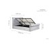 Sienna Ottoman Bed (Silver Crush)