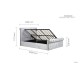 Sienna Ottoman Bed (Silver Crush)