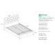 Valentino Bed + 2 Drawers (Charcoal)