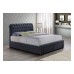 Valentino Bed + 2 Drawers (Charcoal)