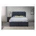 Valentino Bed + 2 Drawers (Charcoal)