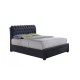 Valentino Bed + 2 Drawers (Charcoal)