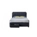 Valentino Bed + 2 Drawers (Charcoal)
