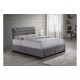 Valentino Bed + 2 Drawers (Grey)