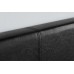 Berlin Ottoman Bed Frame (Black Leather)