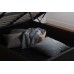 Berlin Ottoman Bed Frame (Black Leather)